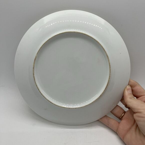 Vintage Hand Painted Santa Claus Decorative Plate 7” Christmas Cookies Signed - Picture 3 of 3